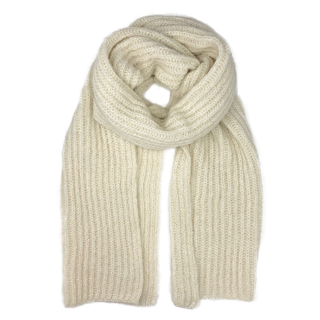 Chunky Snow Knit Alpaca Scarf by SLATE + SALT - Sumiye Co