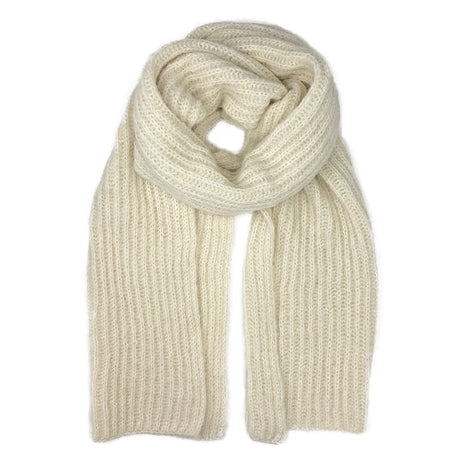 Chunky Snow Knit Alpaca Scarf by SLATE + SALT - Sumiye Co