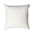White pillow on a white background