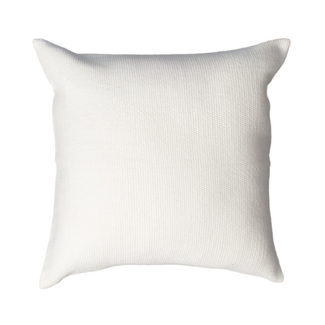 White pillow on a white background
