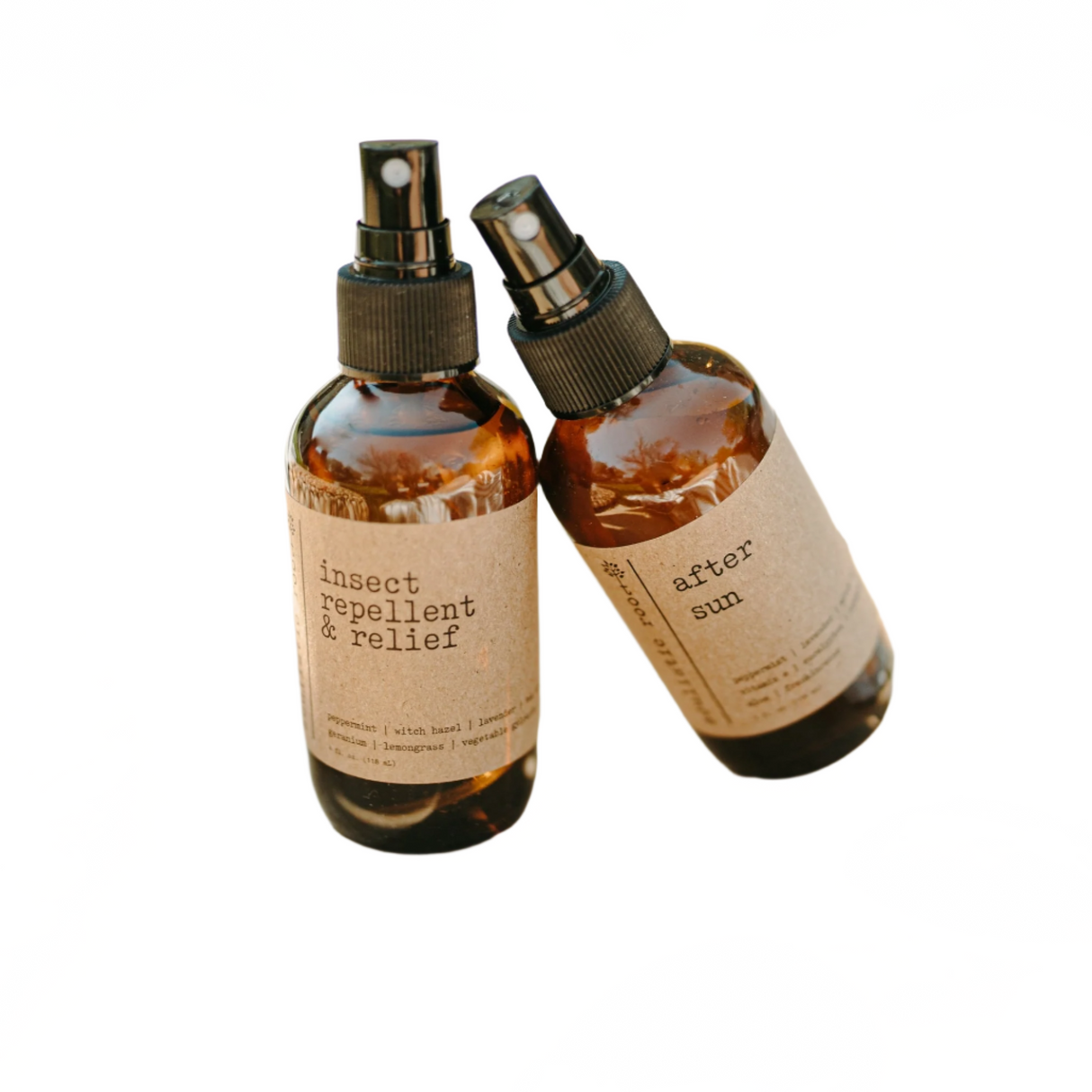 Natural Summer Duo | After Sun Relief + Bug Spray - Sumiye Co