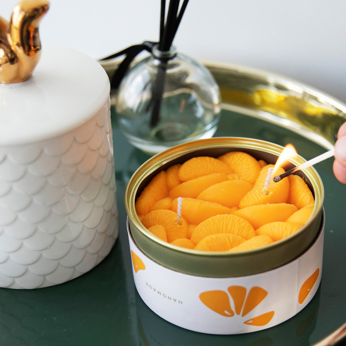 Candlecan - Peeled Tangerines - Sumiye Co