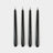Taper Candles 4 Pack - Black - Sumiye Co