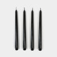 Taper Candles 4 Pack - Black - Sumiye Co