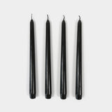 Taper Candles 4 Pack - Black - Sumiye Co
