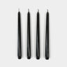 Taper Candles 4 Pack - Black - Sumiye Co