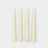 Taper Candles 4 Pack - Cream - Sumiye Co