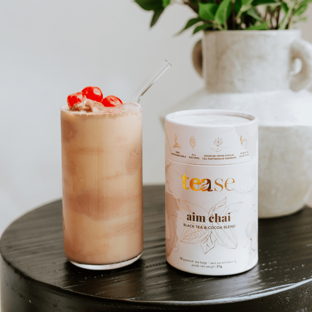 Tease Tea tube-refill > wellness > biodegradable > tea > confidence tea > energy tea Aim Chai Aim Chai Tea | Energy Support - Tease Wellness Blends