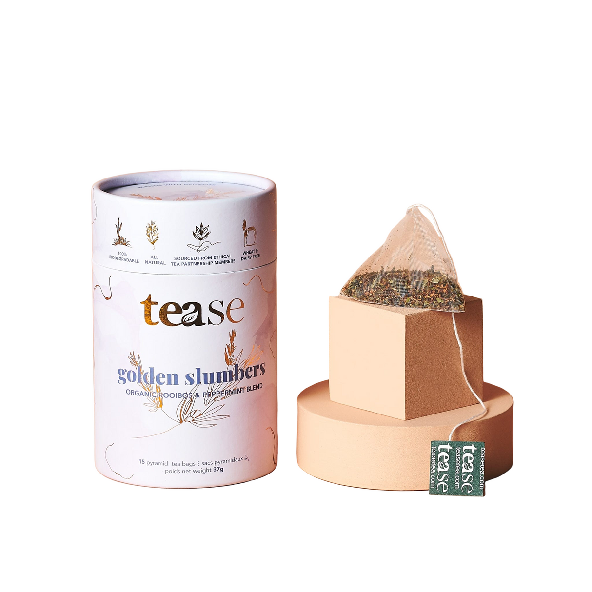 Golden Slumbers (Organic) | Nighttime Tea Blend - Caffeine Free - Sumiye Co