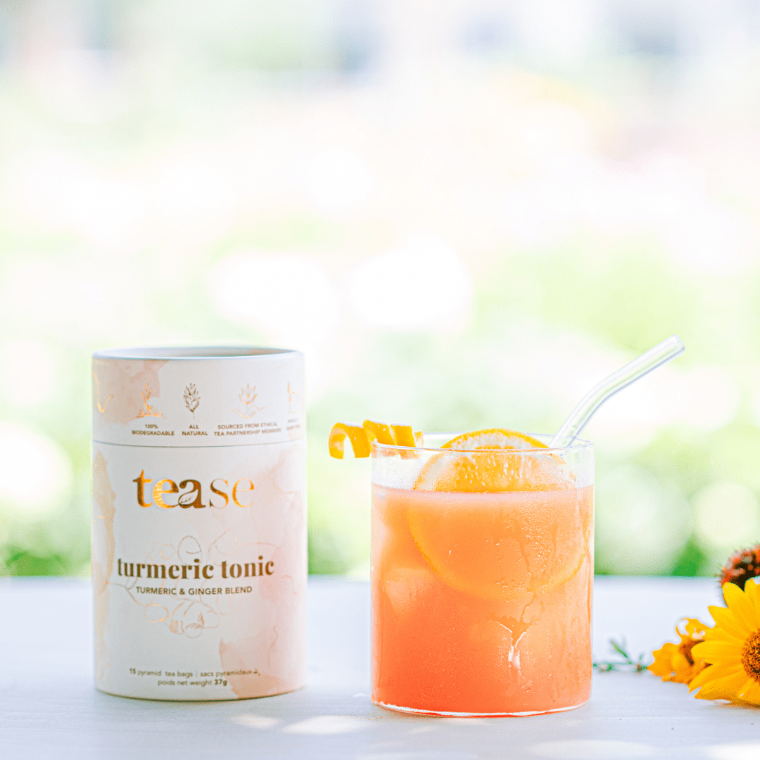 Tease Tea tube-refill > wellness > biodegradable > tea > turmeric tea > anti-inflammatory > inflammation tea Turmeric Tonic Turmeric Tonic Tea | Anti-Inflammatory Support - Tease Wellness Blends