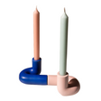 Templo Candle Holder - Pink Ceramic - Sumiye Co