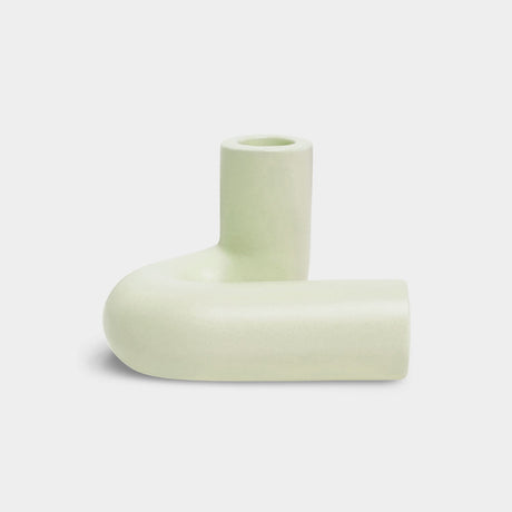 Templo Candle Holder in light mint by OCTAEVO