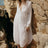 Terra Shirt Dress - White - Sumiye Co