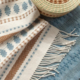 San Rafael Table Runner in Natural Cotton