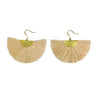 Half Moon Fan Earrings-0