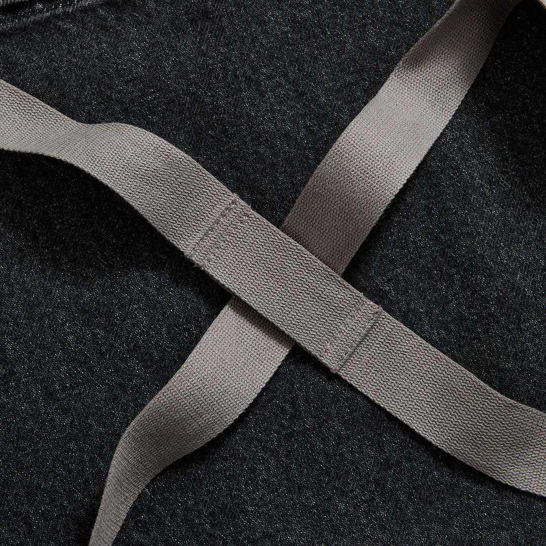 The Crossback Apron - Oyster Grey Denim - Sumiye Co
