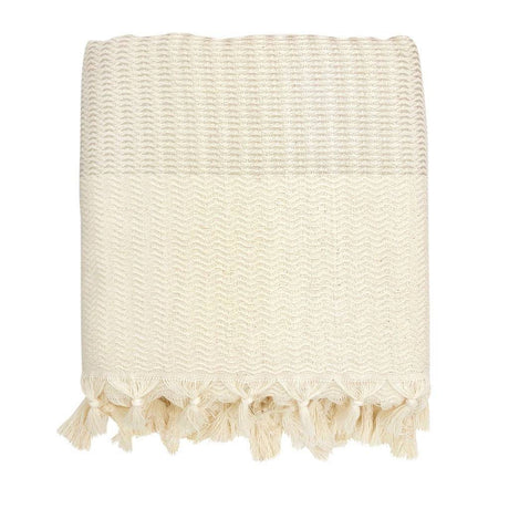 Plush Wavy Turkish Throw by SLATE + SALT - Sumiye Co