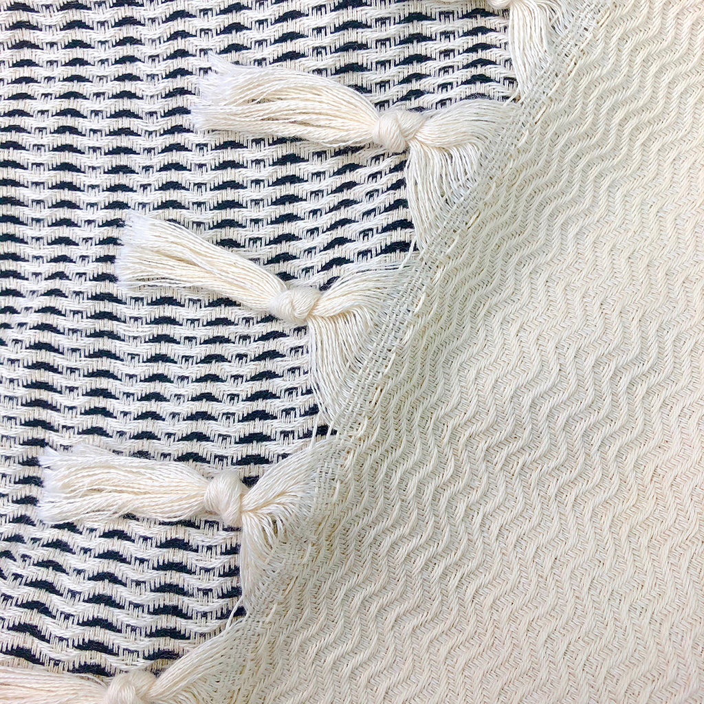 Plush Wavy Turkish Throw by SLATE + SALT - Sumiye Co