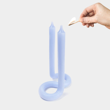 Twist Candle - Light Lavender - Sumiye Co