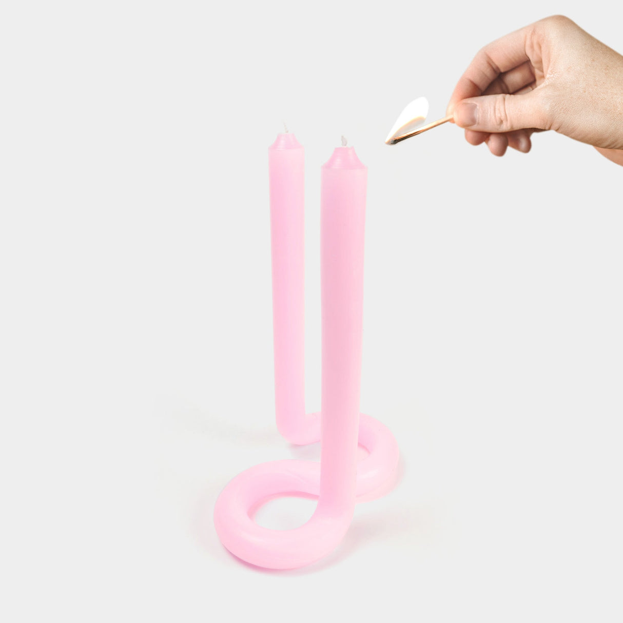 Twist Candle - Light Pink - Sumiye Co