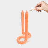 Twist Candle - Orange - Sumiye Co