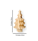 Montessori Wooden Christmas Tree & Felt Ornaments Set-4