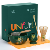 Green Unfurl Matcha Gift Set by Aprika Life - Sumiye Co