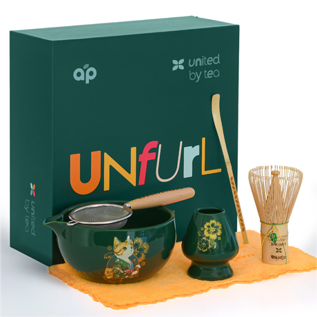 Green Unfurl Matcha Gift Set by Aprika Life - Sumiye Co