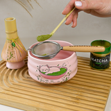 Pink Unfurl Matcha Gift Set by Aprika Life - Sumiye Co