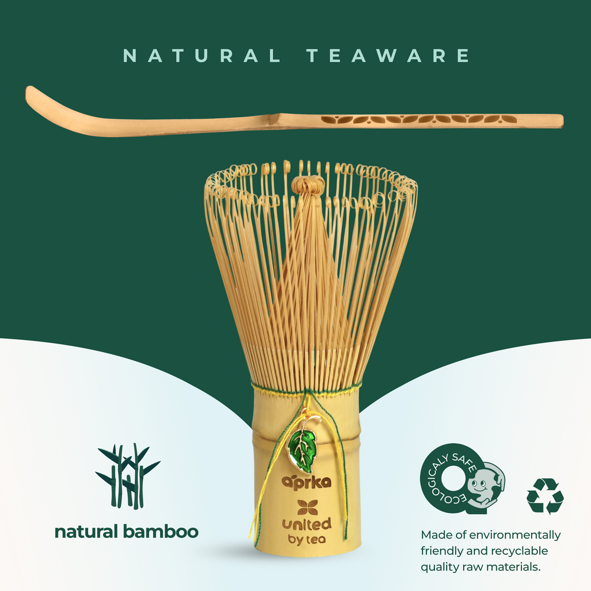 White Unfurl Matcha Gift Set by Aprika Life - Sumiye Co