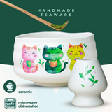 White Unfurl Matcha Gift Set by Aprika Life - Sumiye Co