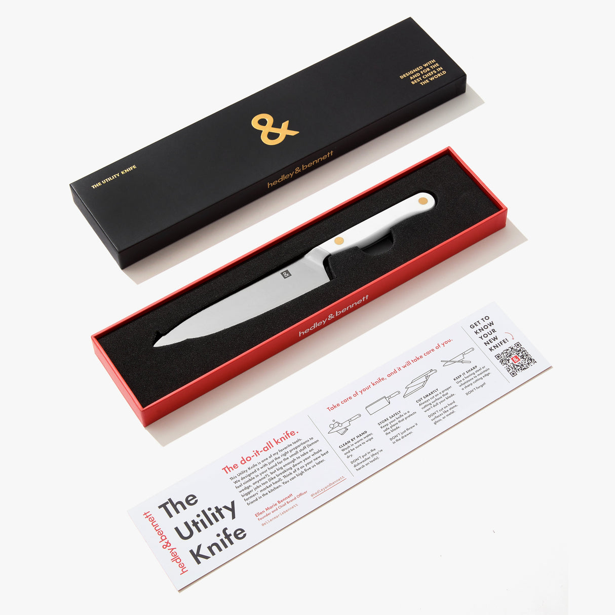 Utility Knife | Three Layer Japanese Steel - Sumiye Co