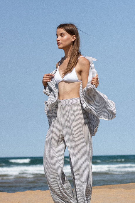 Voyage Set - Black Stripes - Sumiye Co