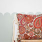 Bolster Pillow with Fringe "Vintage Paisley" | Kids Room & Nursery Decor
