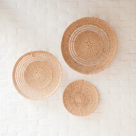 Wall Baskets - Open Weave Wall Baskets, Large - Woven Wall Baskets | LIKHÂ - LIKHÂ