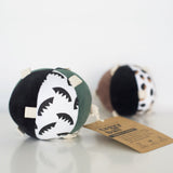 Taggy Ball with Rattle Jungle Leaves - Sumiye Co