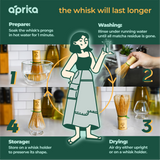 Dark Bamboo Matcha Whisk (100 Prongs)