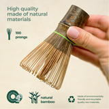 Dark Bamboo Matcha Whisk (100 Prongs)