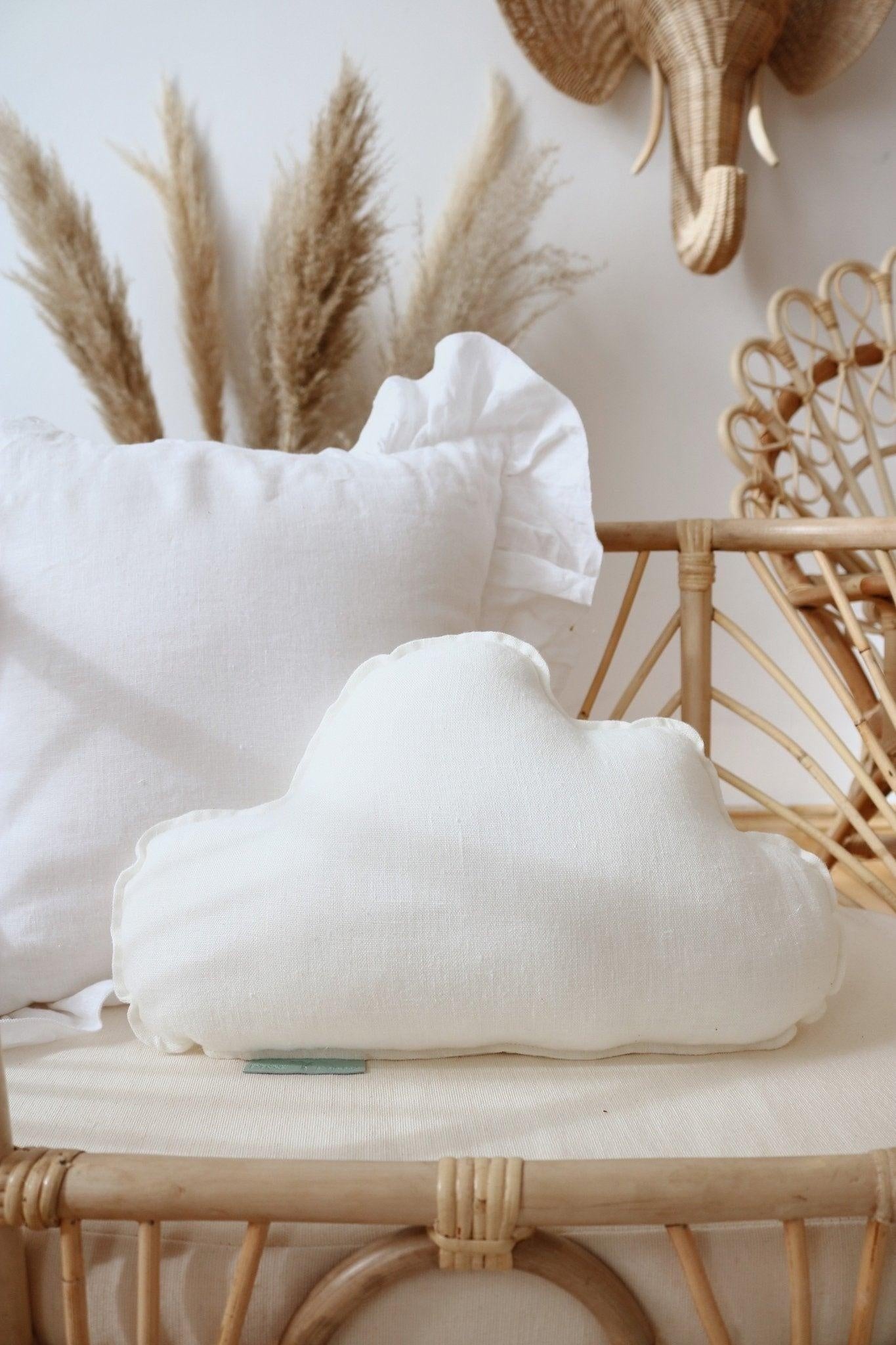 Cloud Pillow Linen “White” | Kids Room & Nursery Decor
