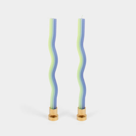 Wiggle Candles - Lavender & Green (2 pack) - Sumiye Co