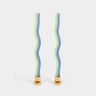 Wiggle Candles - Lavender & Green (2 pack) - Sumiye Co