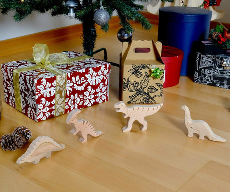 Wooden Dinosaur Set-3