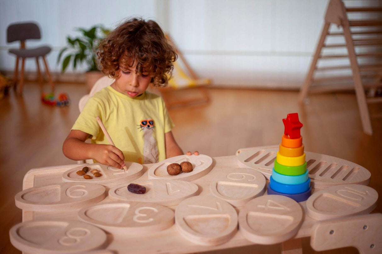 Wooden Tracing Board for Toddlers-0