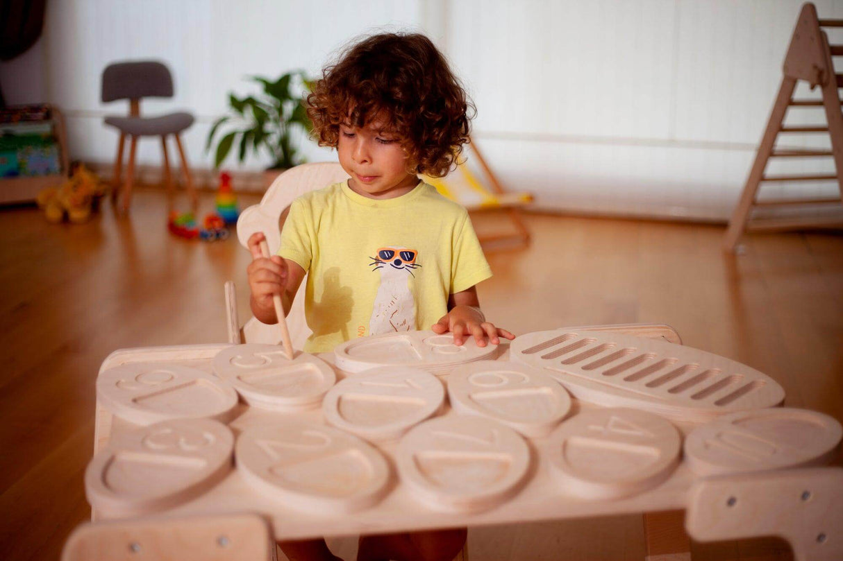 Wooden Tracing Board for Toddlers-2