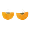 Half Moon Fan Earrings-5