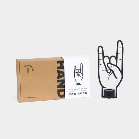 CandleHand Taper Candle Holder - You Rock by 54Celsius - Sumiye Co