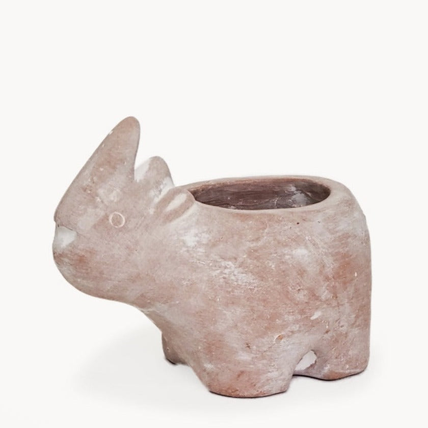 Terracotta Pot - Rhino-0