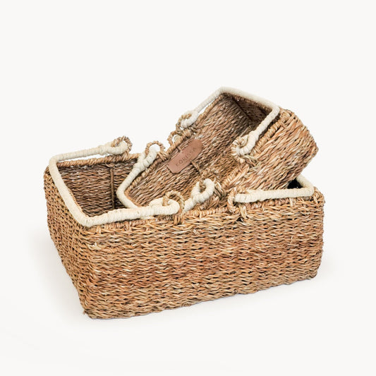 Storage Basket With Handle | Savar -0
