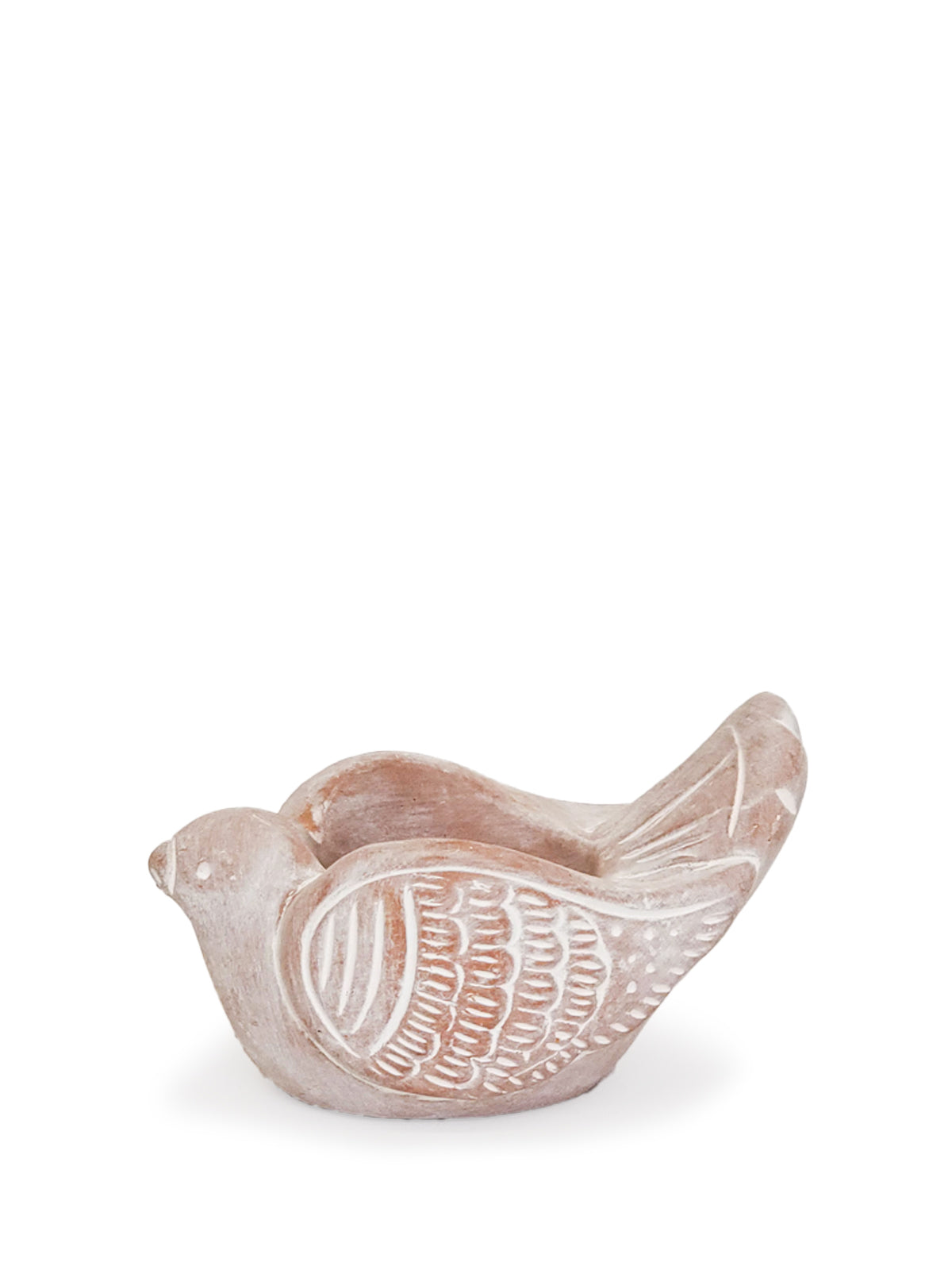 Tea Light Candle Holder | Terracotta Bird-4
