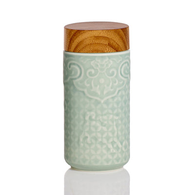 Ceramic Travel Tumbler | Small Splendid Prospect (10 oz)-0